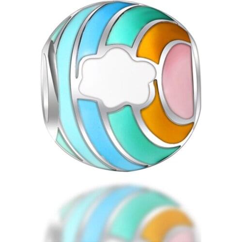 925 Sterling Silver Enamel Beads Fit Women Charms Silver 925 Original 2020 Beads Designer Charms For Bracelets Jewelry Making