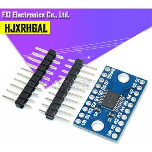 3.3V 5V TXS0108E 8 Channel Logic Level Converter Convert TTL Bi-directional Mutual Convert