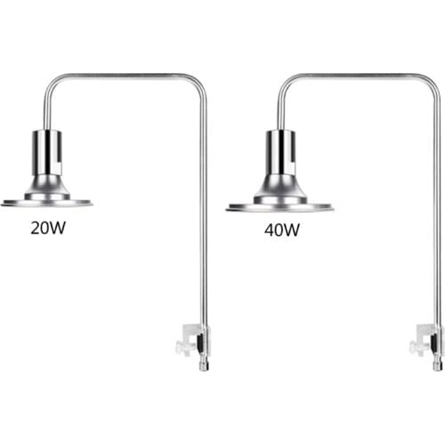 220V 20W/40W Aquarium LED Light Aquatic Water Grass Plant Growth Lamp Turtle Reptile Lighting Clip-on for Fish Tank Dropshipping