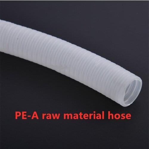Colored threaded hose / plastic bellows / PE-A raw material hose / polyethylene hose / cable protection sleeve