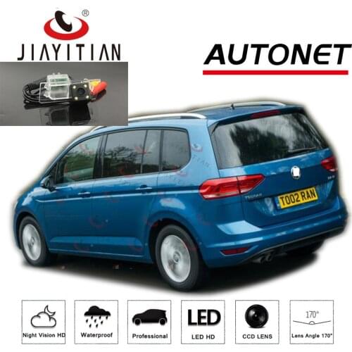 JIAYITIAN Rear View Camera For Volkswagen Touran 2014 2015 2016 2017 2018 CCD Night Vision Backup camera license plate camera