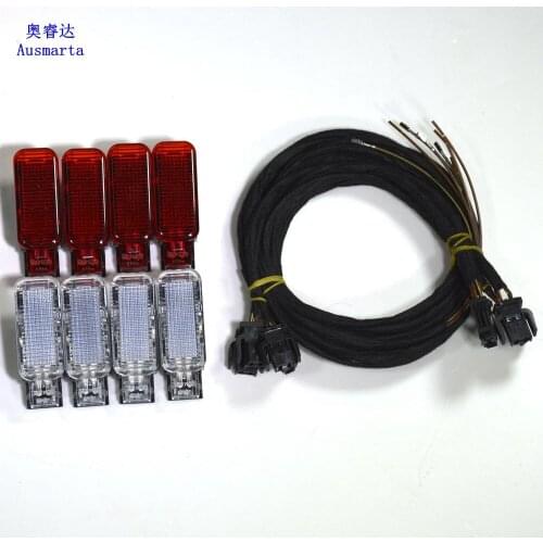8x OEM door warning lamp cable For A3 A4 A5 A6 A7 A8 Q3 Q5 TT 8KD947411 8KD 947 411 8KD947415 8KD 947 415