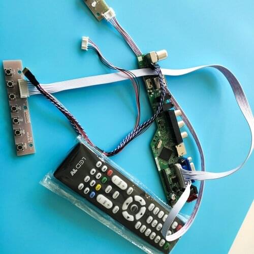 Kit for LP156WH3(TL)(SA) Controller driver board 15.6" 40pin LVDS LCD LED VGA remote TV AV 1366X768 Panel Screen USB HDMI