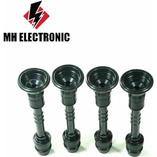 MH ELECTRONIC 4PCS 22448-6N010 22448-6N012 Ignition Coil Replacement Rubber Boots Turret For Nissan Sunny Primera Sentra Almera