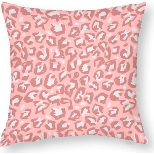 New Fashion Simple pillowcase pink leopard Bedding Sets Cover Leopard Print pillow Cover Pillow Case for home sofa cover decor