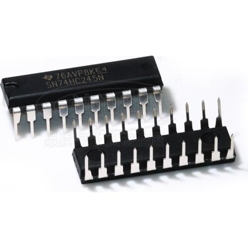 New original SN74HC245N DIP-20 eight phase three state bus transceiver