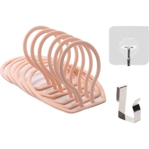 6pcs Adjustable Organizer Back Door Hanging Baseball Cap Hat Towel Belt Storage