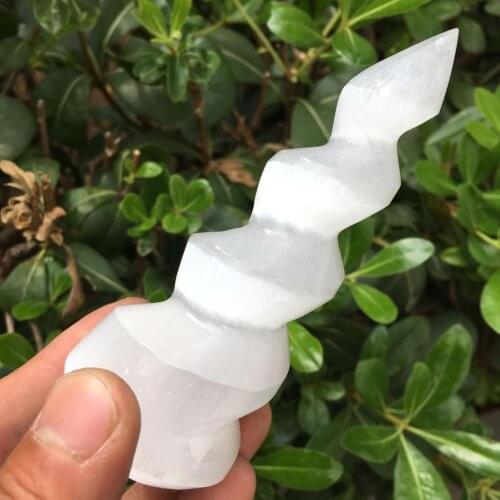 Unicorn Horn Spiral Crystal Massage Wand POWERFUL ENERGY 100MM