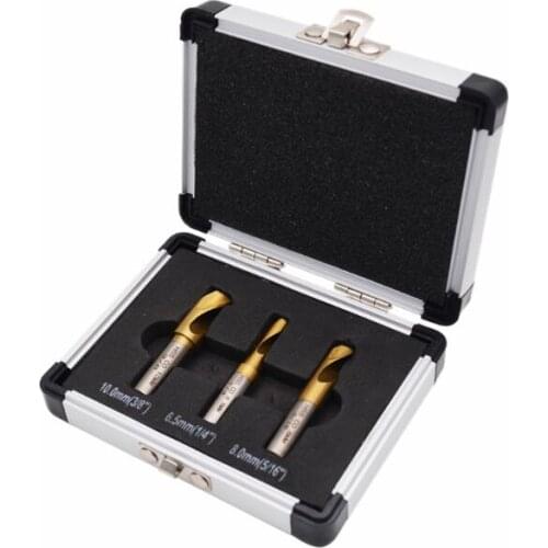 3pcs HSS CO Titanium Spot Weld Cutter Welding Drill Bit High Speed Steel Shaft M7DA