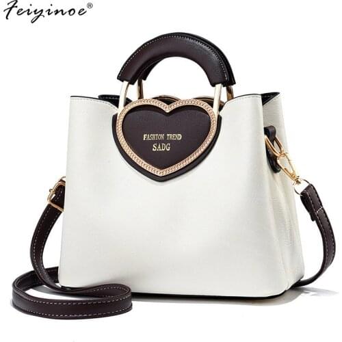 Edition Fashion Ladies Hand Bag Ladies 2021 New Love Hardware Hand The Bill of Lading Shoulder Slope Across Packages Handbags PU