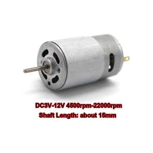 DC12V 22000RPM 390 Large Torque High Speed Carbon Brush Motor for Electric Drill