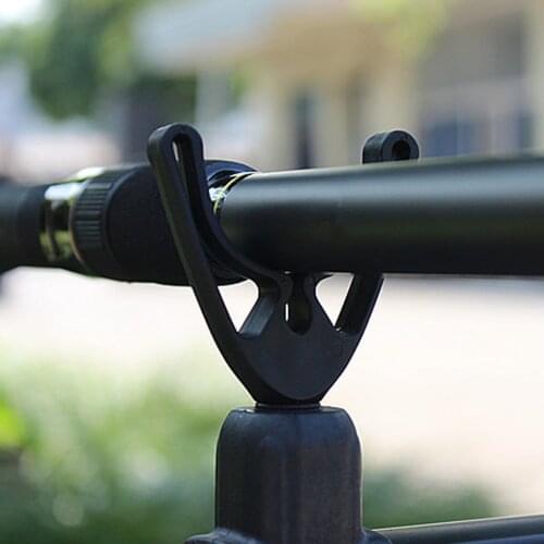 4pcs Durable Plastic Fishing Rod Butt Rests Rod Holders Grippers Rod Support Heads Replacement Tackles for Fisherman