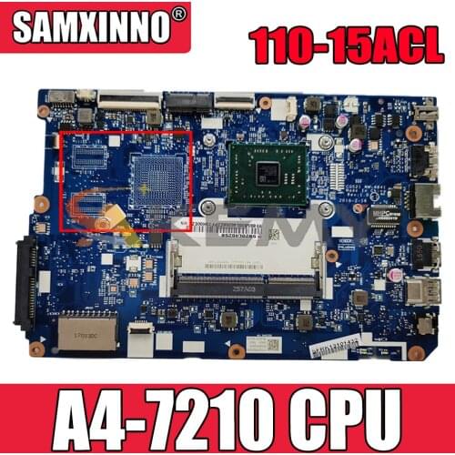 Akemy For Lenovo Ideapad 110-15ACL Laptop Motherboard CG521 NM-A841 CPU A4-7210 DDR3 100% Test Work Free Shipping