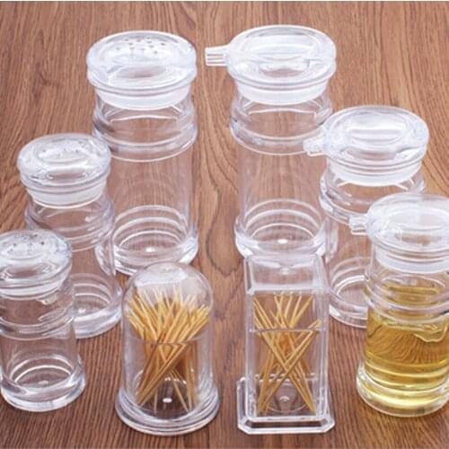 Acrylic seasoning bottle leak-proof soy sauce oil bottle oil pot pepper bottle transparent vinegar pot oil bottle seasoning bott