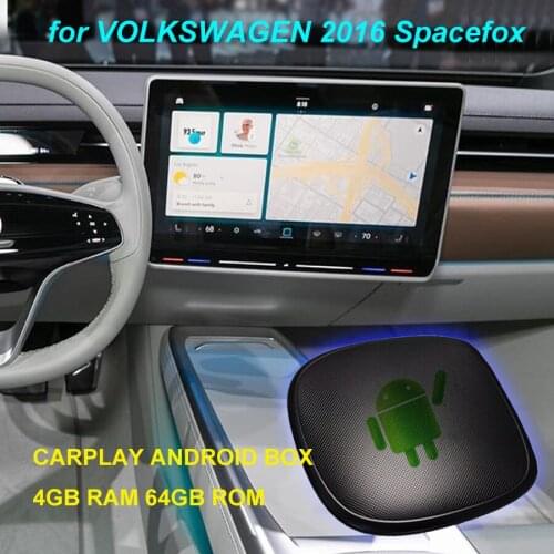 64GB ROM Car Multimedia Video Player Android Carplay Box AI VOICE assistant For VW Spacefox 2016 Bluetooth 5.0 4G Lte Head Unit