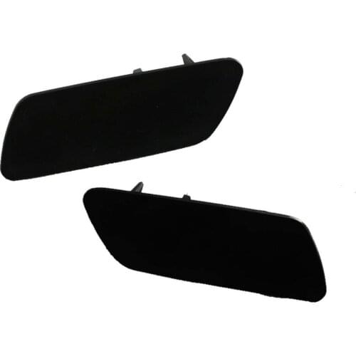 Kangbeier Bumper Headlight Washer Cap Cover Black For Audi A6 S6 C6 Facelift 2009 2010 2011 4F0955275B 4F0955276B