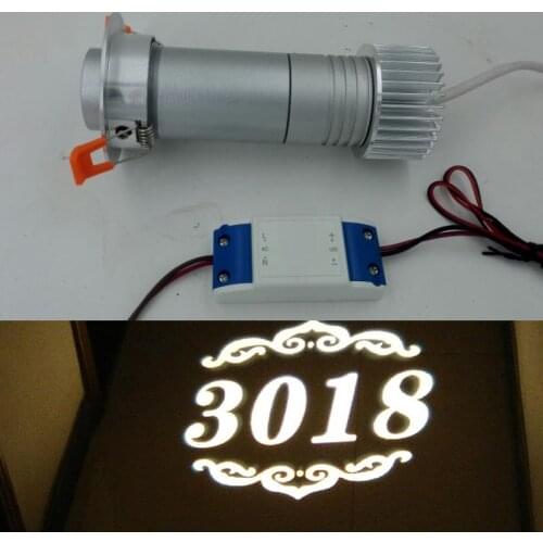 Free Shipping Compact 10W Led Sports Logo Light Design Image Gobo Projector Custom Pattern Hall Door Wall Welcome Lights Fixture