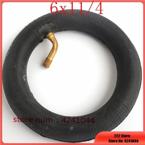 Free shipping inner tube Bent Valve 6 x 1 1/4" Inner tube for Scooter Kid Stroller Pushclair Buggy MINI Bike
