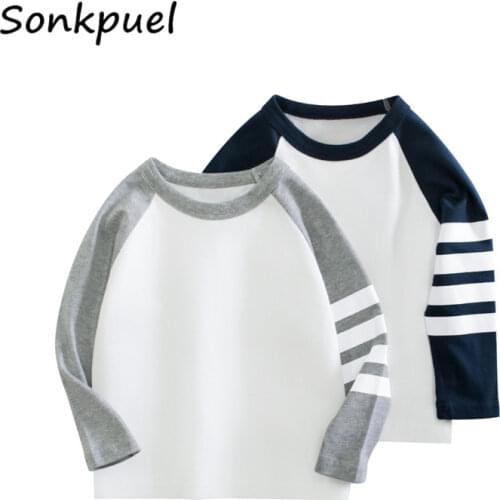 Childrens Cartoon Kids Shirt for Boys Long Sleeve Toddler Boy Clothes Comfortable Material Clothes New Spring Autumn T-shirt