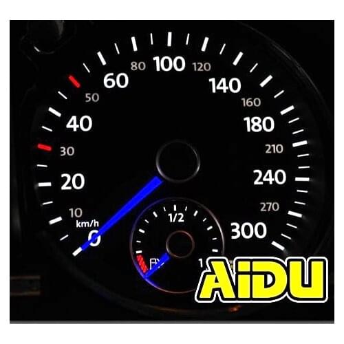 For VW Passat B7 CC GOLF MK6 Scirocco Jetta MK6 Tiguan 5N Touran Polo Blue Color Instrument Cluster VDO Blue Needle Sweep