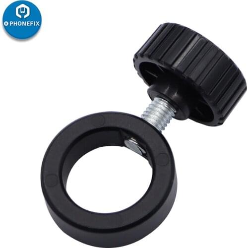 25mm Fix Ring Industrial Stereo Microscope Limit Fixed Ring Holder Metal Column Pillar Bar Adapter with Screw Preventing Sliding