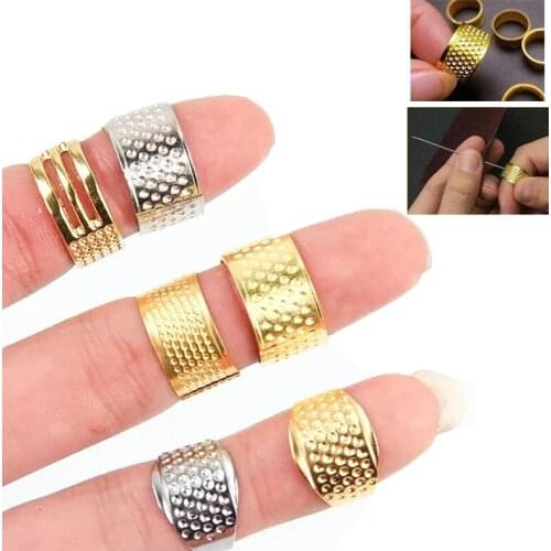 15mm Sewing Thimbles Round Copper Thimble DIY Tools Sewing Supplies Household Knitting Accessories