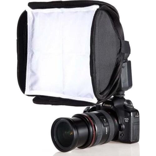 Newest Universal Camera Flash Diffuser softbox 23 x 23cm for Flash Light 430ex 580ex sb600 sb800 sb900
