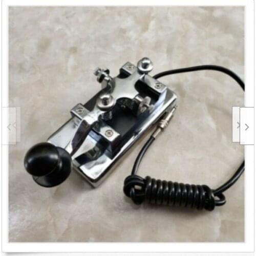 NEW K4 Hand Key Short Wave Radio Morse Morse Code CW Telegraph K4 key 3.5mm