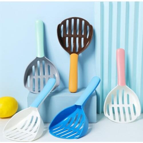 New instant filter bean curd cat litter shovel plastic two color cat excrement shovel pet cleaning products toilet