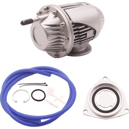 Silver CNC Blow Off Valve W/ Adapter For Hyundai Sonata 2.0t 11-17 Turbos