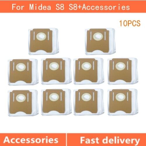 For Midea S8 S8+ Vacuum Cleaner Accessories Smart Home Replaceable Mop Dust Bag Robot Sweeping Spare Parts