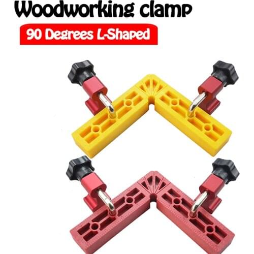 Woodworking Right Angle Positioning Clamps Auxiliary Positioner Corner Clamping Tools Aluminium Alloy Corner Ruler