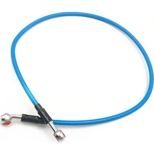 Universal 45cm Brake Oil Hose Tube Line Fitting Stainless Steel Braided Motorcycle For Harley Yamaha Suzuki Kawasaki Honda