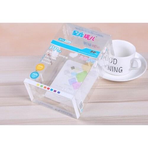 UV Resistant Colorful Plastic Disposable Sandwich Box Custom folding printed plastic PVC PET packaging box ---PX20075