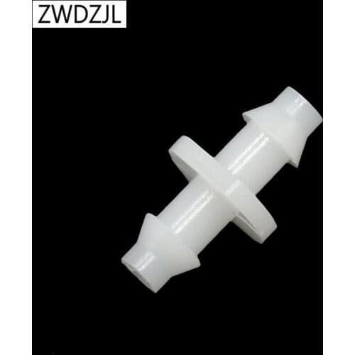 1/4 inch Garden hose connector 4/7 irrigation hose 2-way barbed connector irrigation adapter 1000pcs