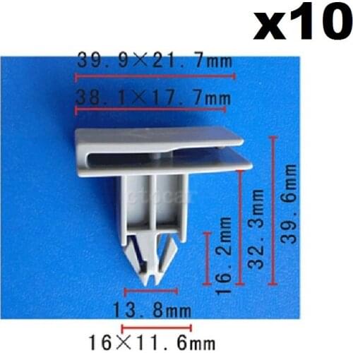 10pcs For FORGM Rocker Panel Moulding Clip 10431761 Chevrolet Impala Lumina & Monte
