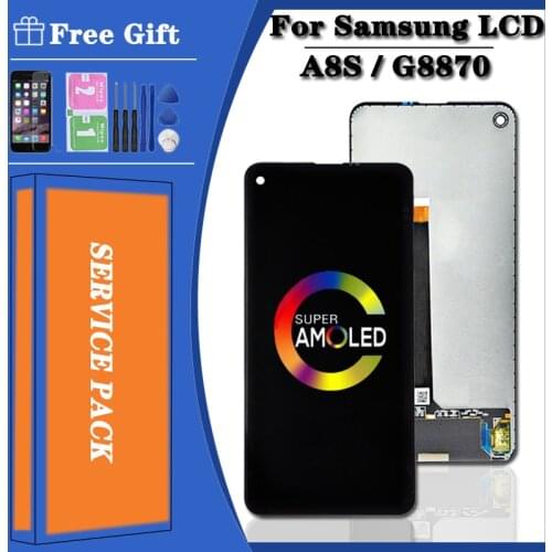 6.4" Original LCD For Samsung Galaxy A8S G8870 G887FZ LCD Display Screen replacement Digitizer Assembly For SAMSUNG A9 Pro 2019