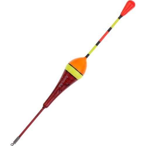 2.5g Wood Fishing Float Bobbers Saltwater Vertical Fishing Set Buoy Bobber Stick for Outdoor Fishing Red/Blue
