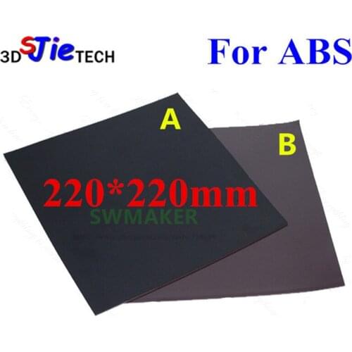 220*220mm New For ABS Magnetic Print Bed Tape square Print Sticker Flex Plate for Wanhao i3 Anet A8 Creality ENDER-3S 3D Printer