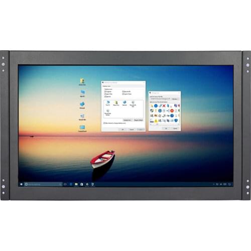 13.3 Inch TFT Wide LCD Open Frame Industrial Monitor 1920x1080 With AV BNC VGA HDMI USB