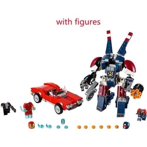 395PCS 10674 Building Block Toy Creative Series 76077 Assembled Building Block Childrens Toy Gifts