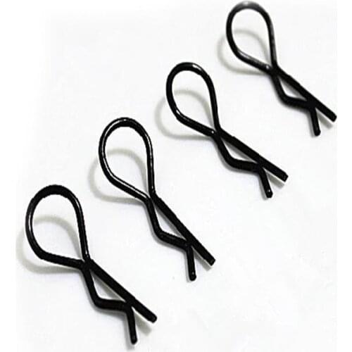 4pcs/bag Stainless Steel Body Clips R Pins For Redcat Racing HPI Himoto HSP 1/10 1/16 1/18 RC Car Shell Truck Buggy Toys