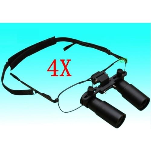 4X Headband Dental Magnifier Surgical Medical Dental Loupes Dental Glasses For Dentist Dentistry 1 Year Warranty Free Shipping