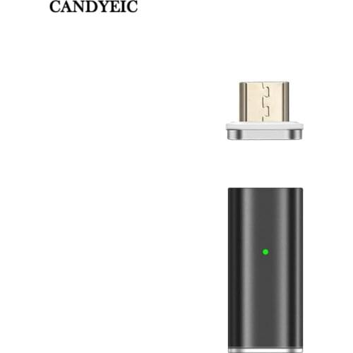 CANDYEIC Micro USB to Micro USB Magnetic Adapters for Redmi Note6pro Note5 S2 Honor 9A vivo Y5s U3 Fast Charging Data Transfer