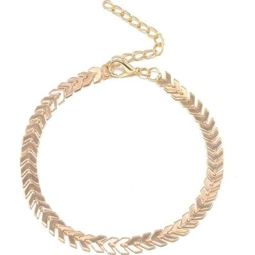 Gold Silver Color Copper Round Sequins Anklets Ankle Chian On Foot 2019 Summer Fashion Feet Jewelry Bracelet On The Leg