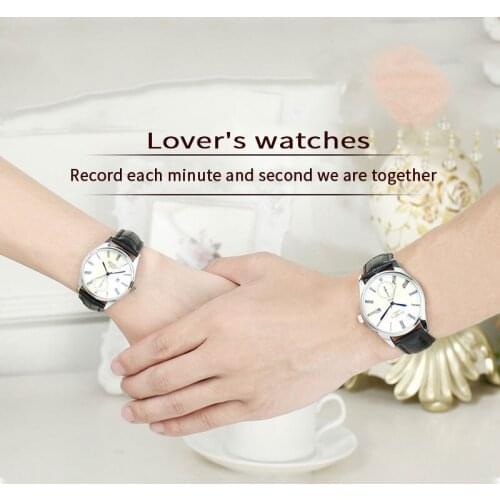 Fashion Womens Watches Simple Big Dial Leather Sport Watch Mens Top Brand Analog Military Business WristWatch Relogio Masculino