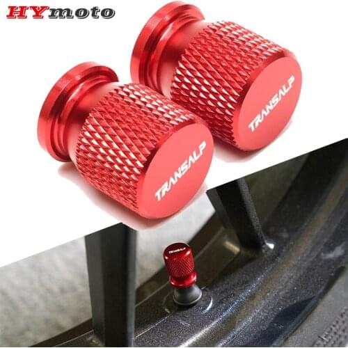 For HONDA TRANSALP 600 650 700 XLV NX650 / FMX650 Hot Deals Motorcycle CNC Accessorie Wheel Tire Valve Stem Caps Airtight Covers