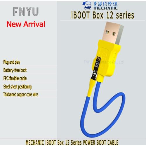 MECHANIC iBOOT Box 12 Series POWER BOOT CABLE Plug and play FPC flexible cable For IP12 / 12 Pro / 12 Mini / 12Pro Max