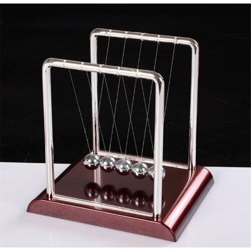 Newtons Cradle Steel Balance Ball Physics Science Pendulum Desk Toys Games Desk Home Decoration Wholesale