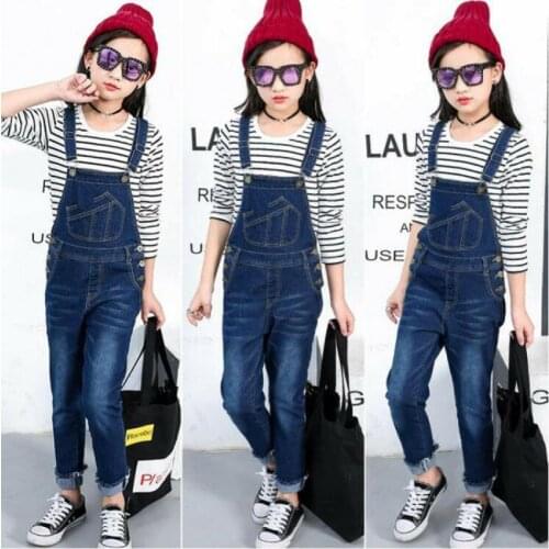 Jumpsuits Romper Overalls Denim Jeans Suspender Pants